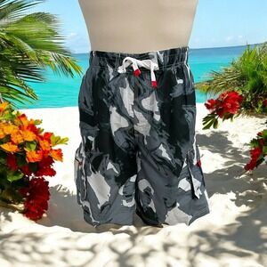 Sakkas Mens Camouflage Cargo Swim Shorts XXL Quick-Dry Beachwear Outdoor Swim